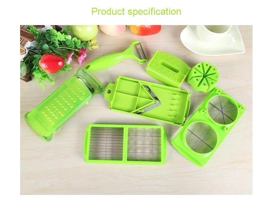 Vegetable and Fruit Cutter Slicer Chopper 12pcs