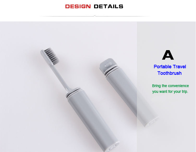 Portable Compact Travel Folding Toothbrush