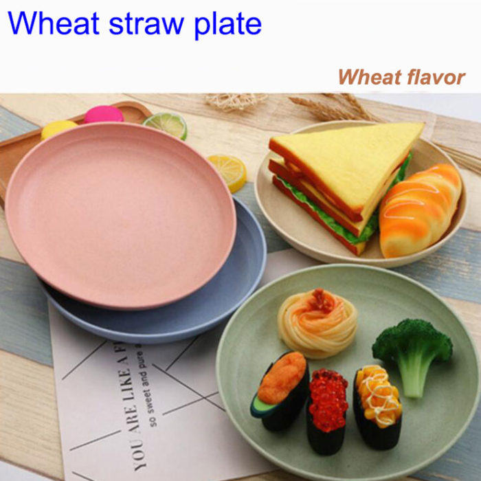 Wheat Straw Healthy Eco Friendly Plates