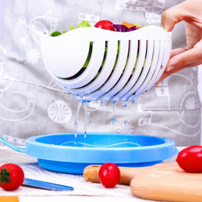 Multi-Functional Salad Cutter Bowl