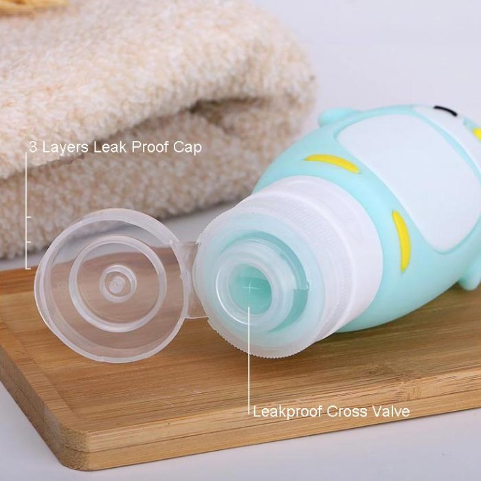 Best Leak Proof Soft Squeeze Silicone Travel Bottles Supplier