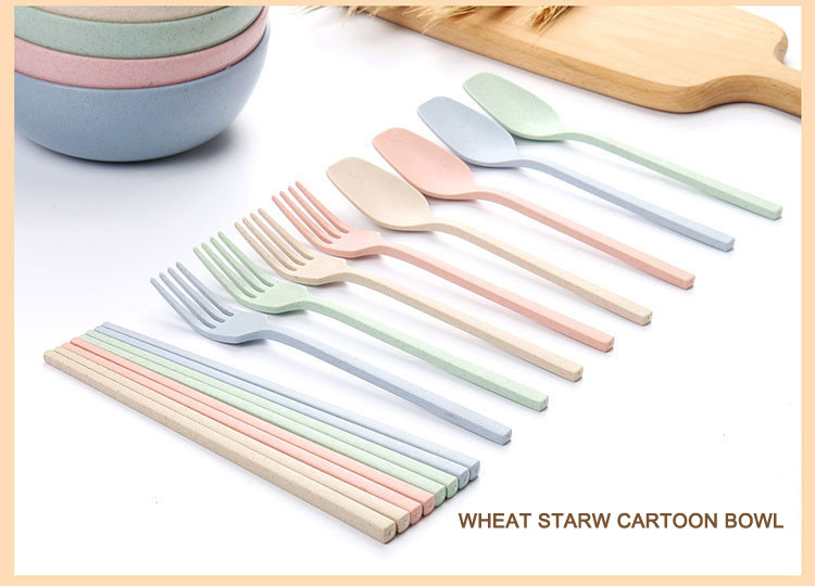 Wheat Straw Eco Friendly Healthy Bowls for Kids