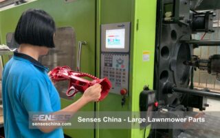 Plastic Injection Molding for Large Lawnmower Parts by Senses China