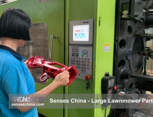 Plastic Injection Molding for Large Lawnmower Parts by Senses China