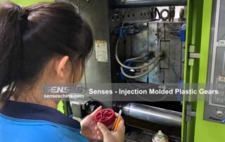 Precision Injection Molded Plastic Gears by Senses China