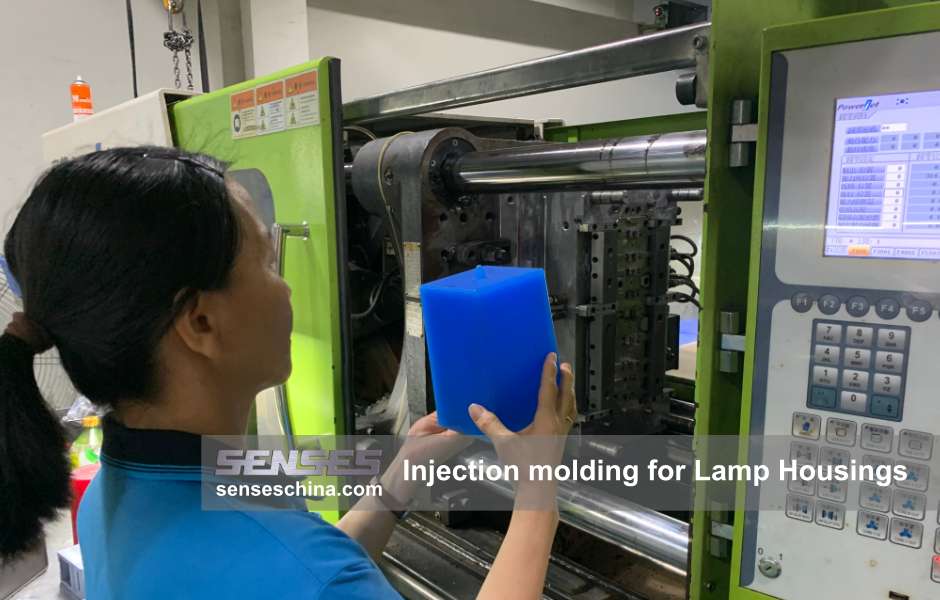 Precision Injection Molding for Custom Colored Lamp Housings at Senses China