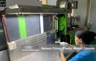 Senses China Injection Molding Factory for Durable Plastic Martini Glasses
